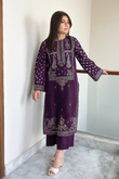 FJPWE2041 Winter 2 Piece Dhanak Fully Embroidered Unstitched