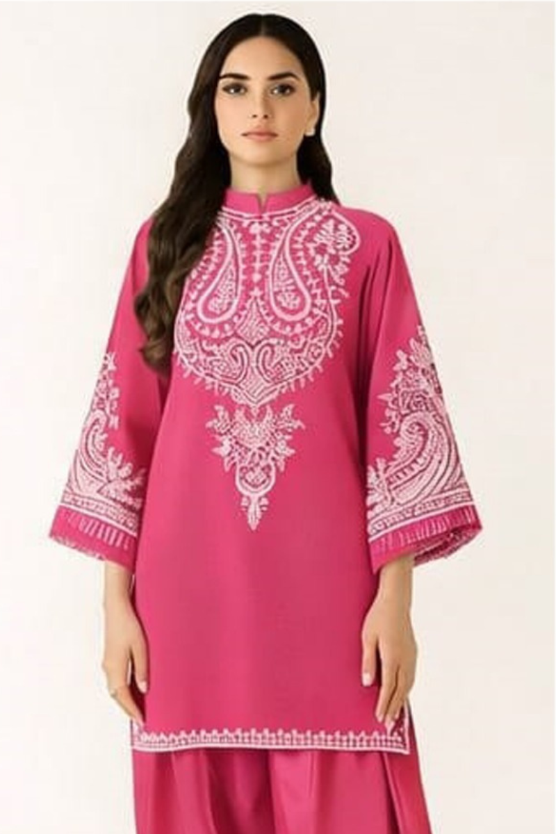 FJYW3004 Lawn 2 Piece fully Embroidered Unstitched