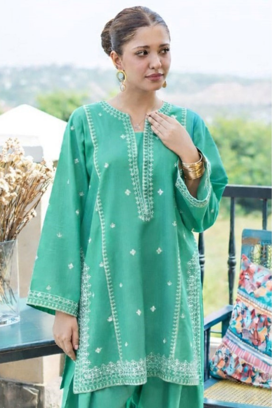 FJBW2084 Lawn 2 Piece fully Embroidered Unstitched