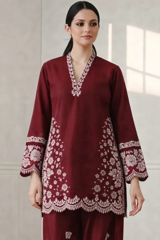 FJBW2086 Lawn 2 Piece fully Embroidered Unstitched