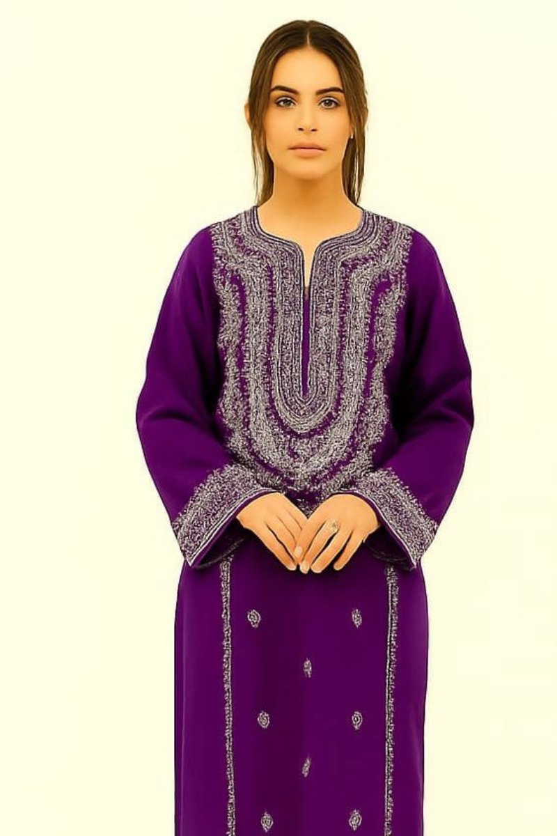 FJPR20018 Winter 2 Piece Dhanak Fully Embroidered Unstitched