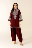 FJR2020 Winter 2 Piece Fully Embroidered Unstitched