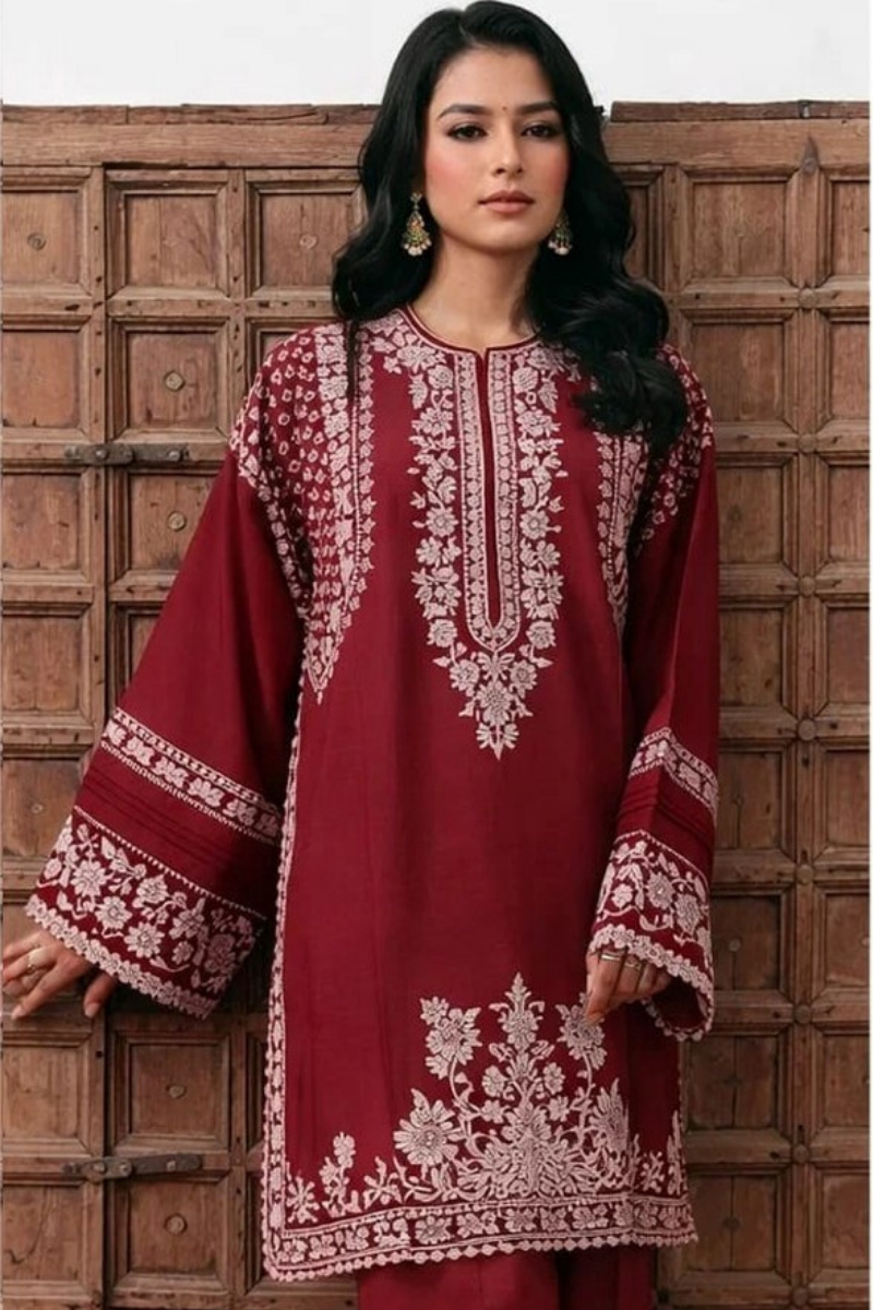 FJRD2091 Lawn 2 Piece  Fully Embroidered  Unstitched