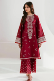 FJR2022 Winter 2 Piece Fully Embroidered Unstitched
