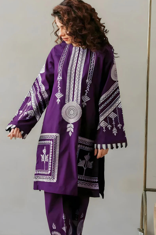 FJBW2094 Lawn 2 Piece fully Embroidered Unstitched