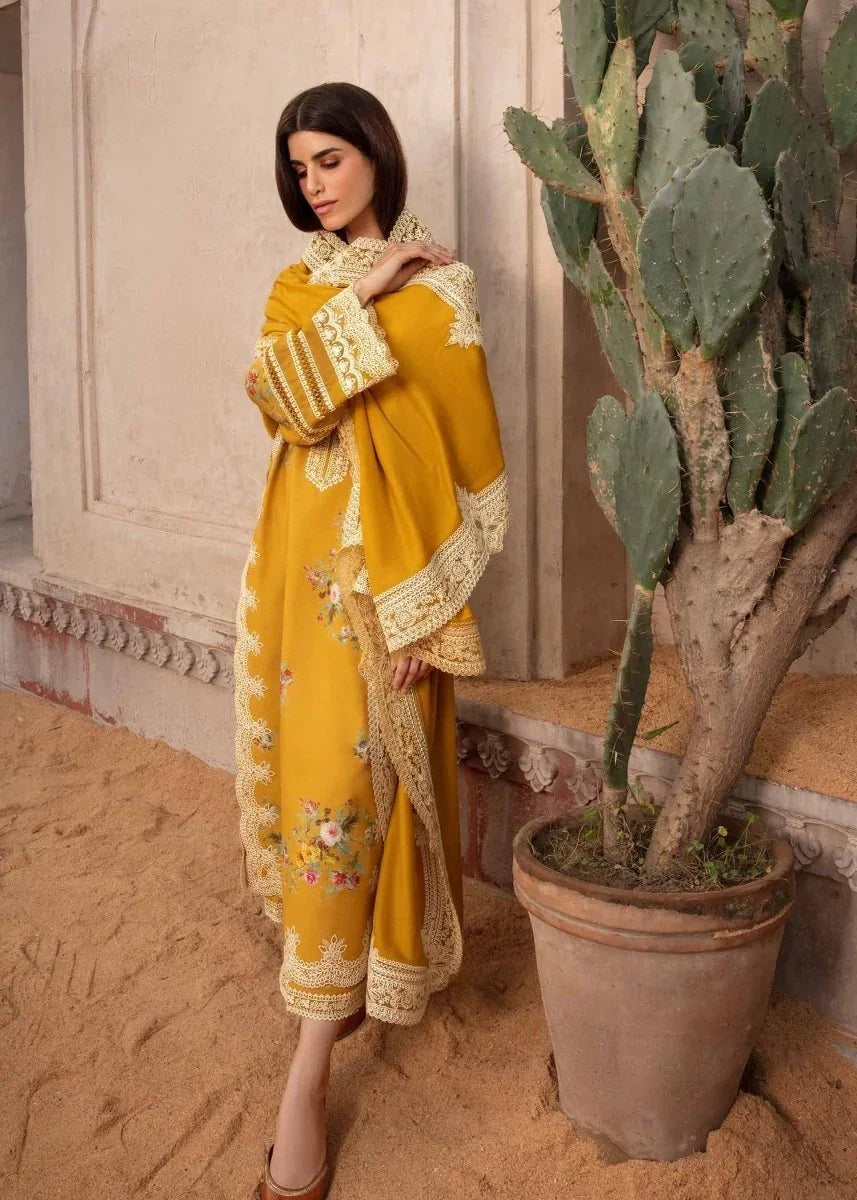 FJB20074 Dhanak Winter 3 Piece Fully Embroidered