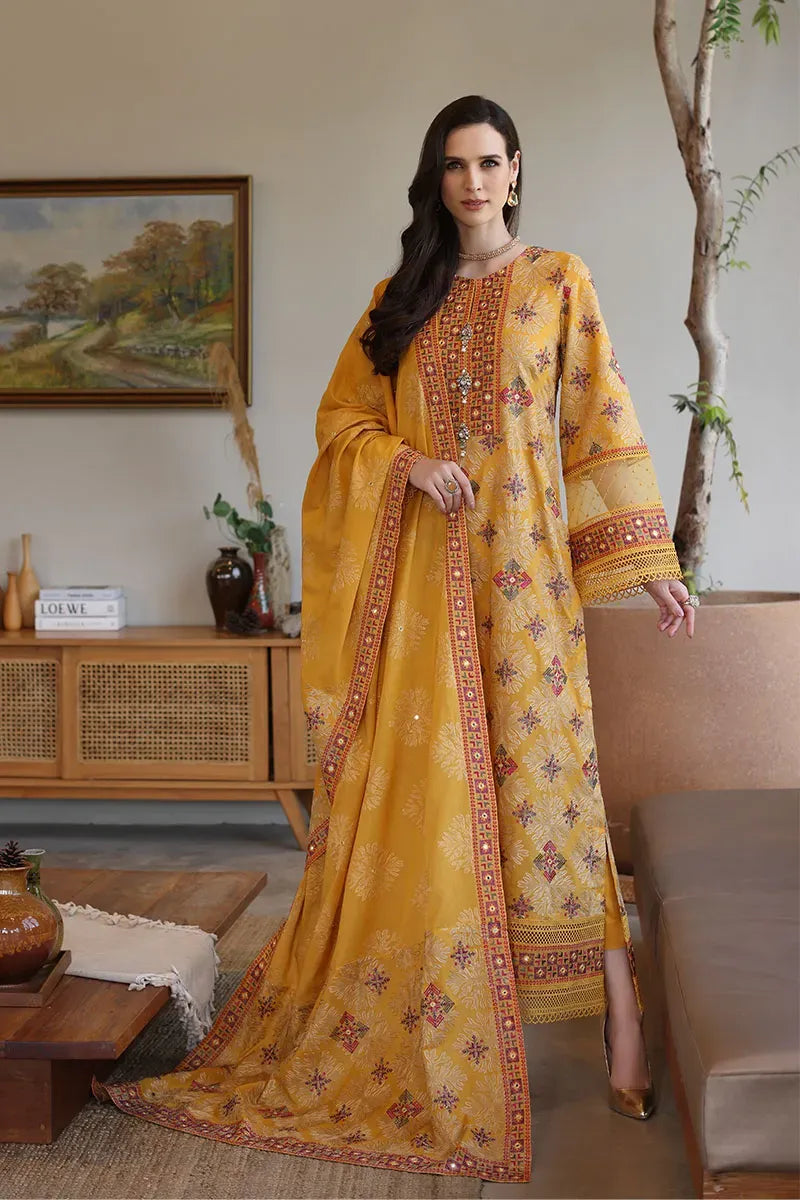 FJY20083 Winter 3 Piece Fully Embroidered Unstitched