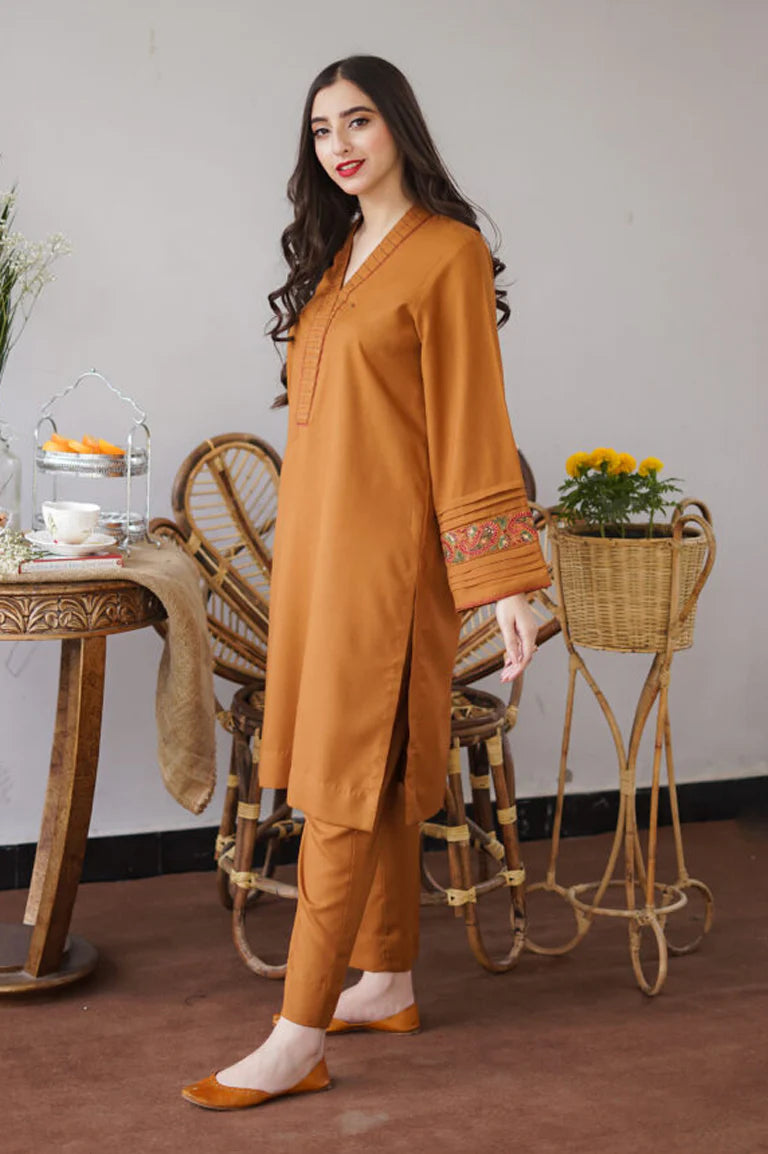FJB20077 Dhanak Winter 3 Piece Fully Embroidered