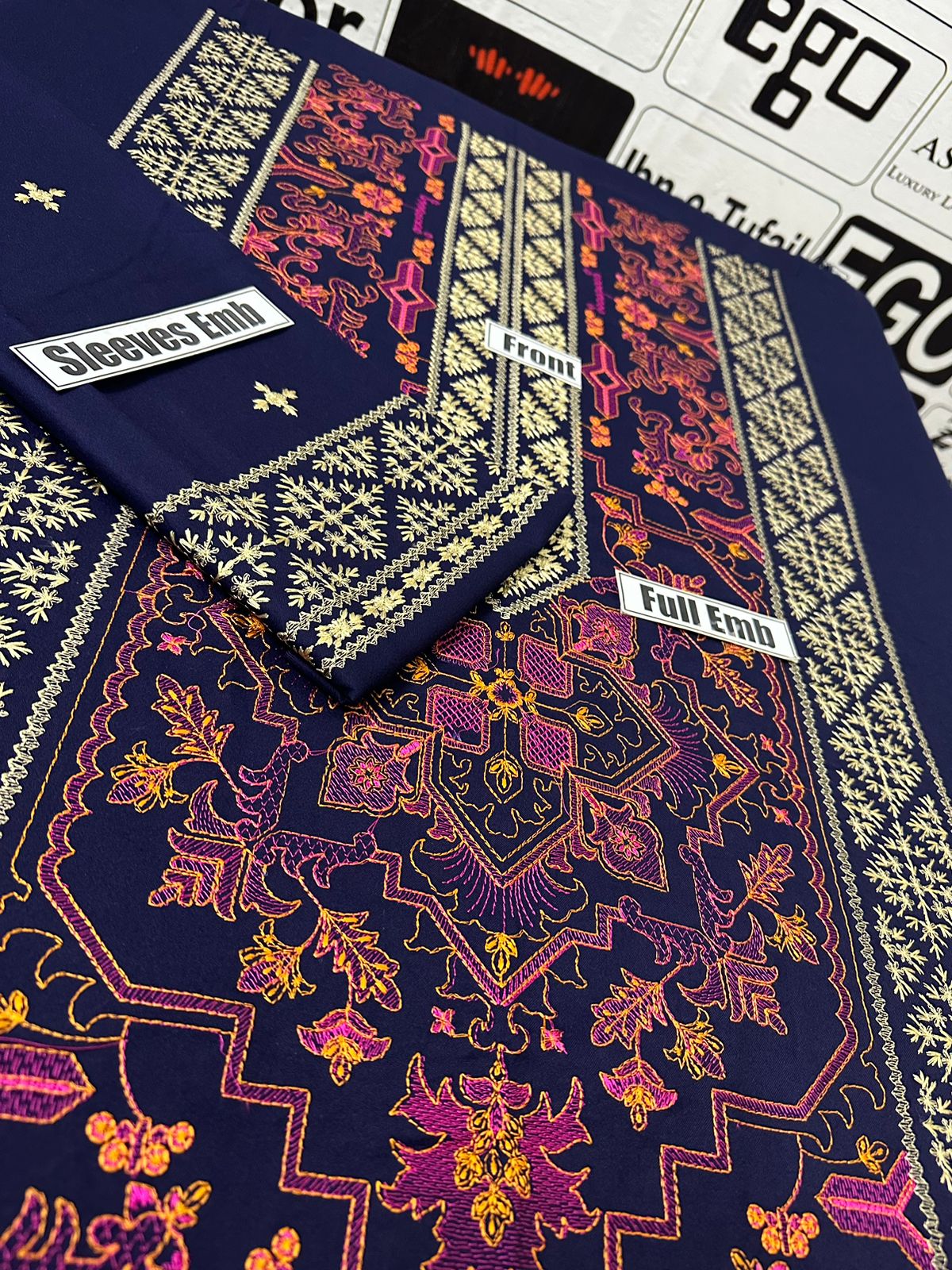 FJR2002 Winter 2 piece fully embraided unstitched