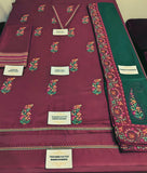 FJR2008 Winter Dhanak 3Piece fully  Embroidered