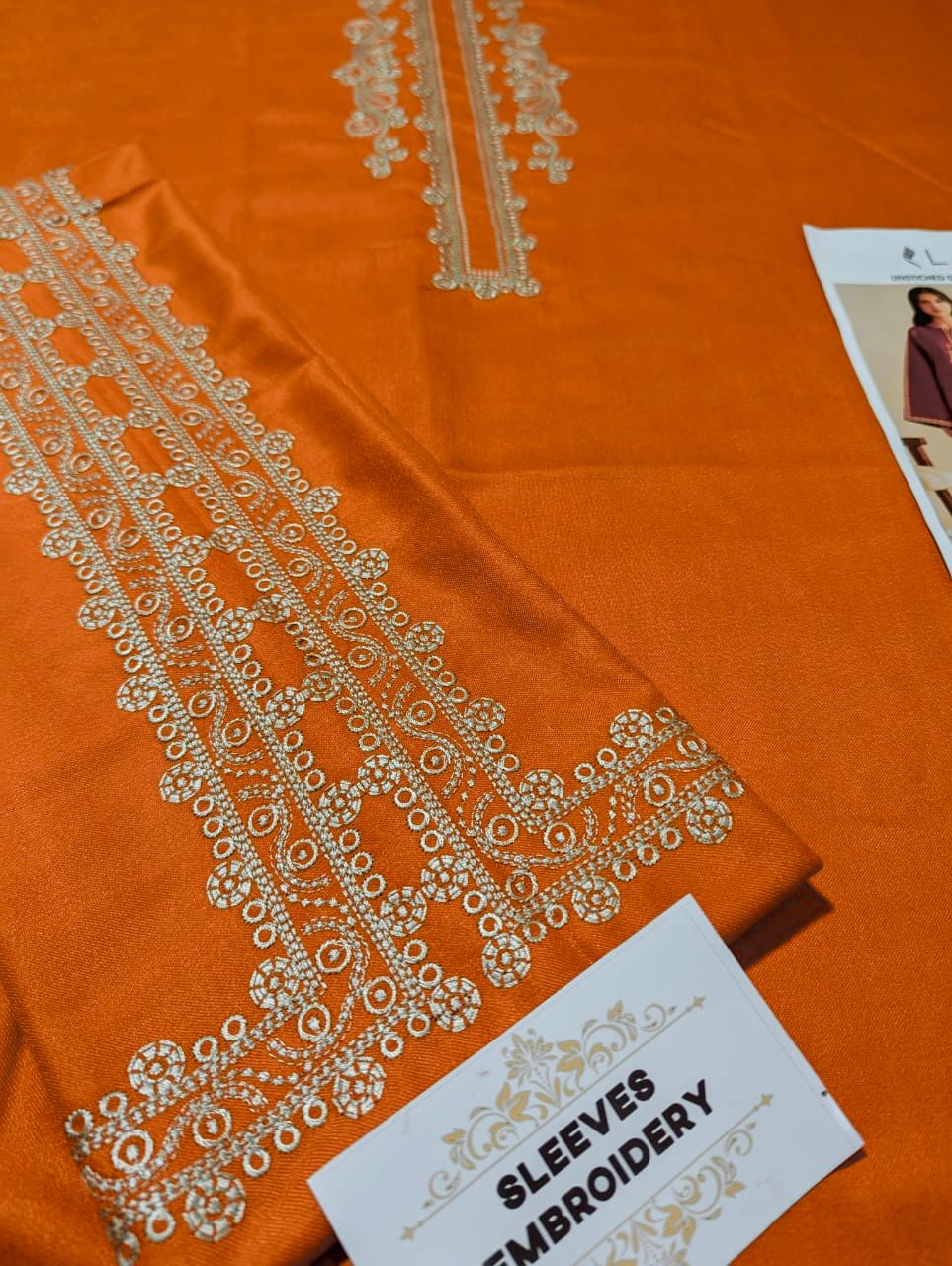 FJO2012 WINTER 2 PIECE DHANAK FULLY EMBROIDED