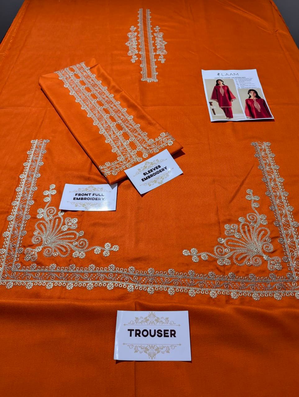 FJO2012 WINTER 2 PIECE DHANAK FULLY EMBROIDED