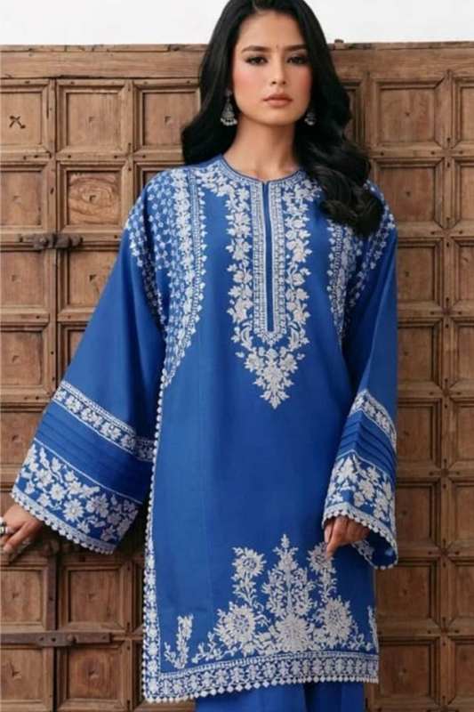FJBL3006 Lawn 2 Piece Fully Embroidered Unstitched