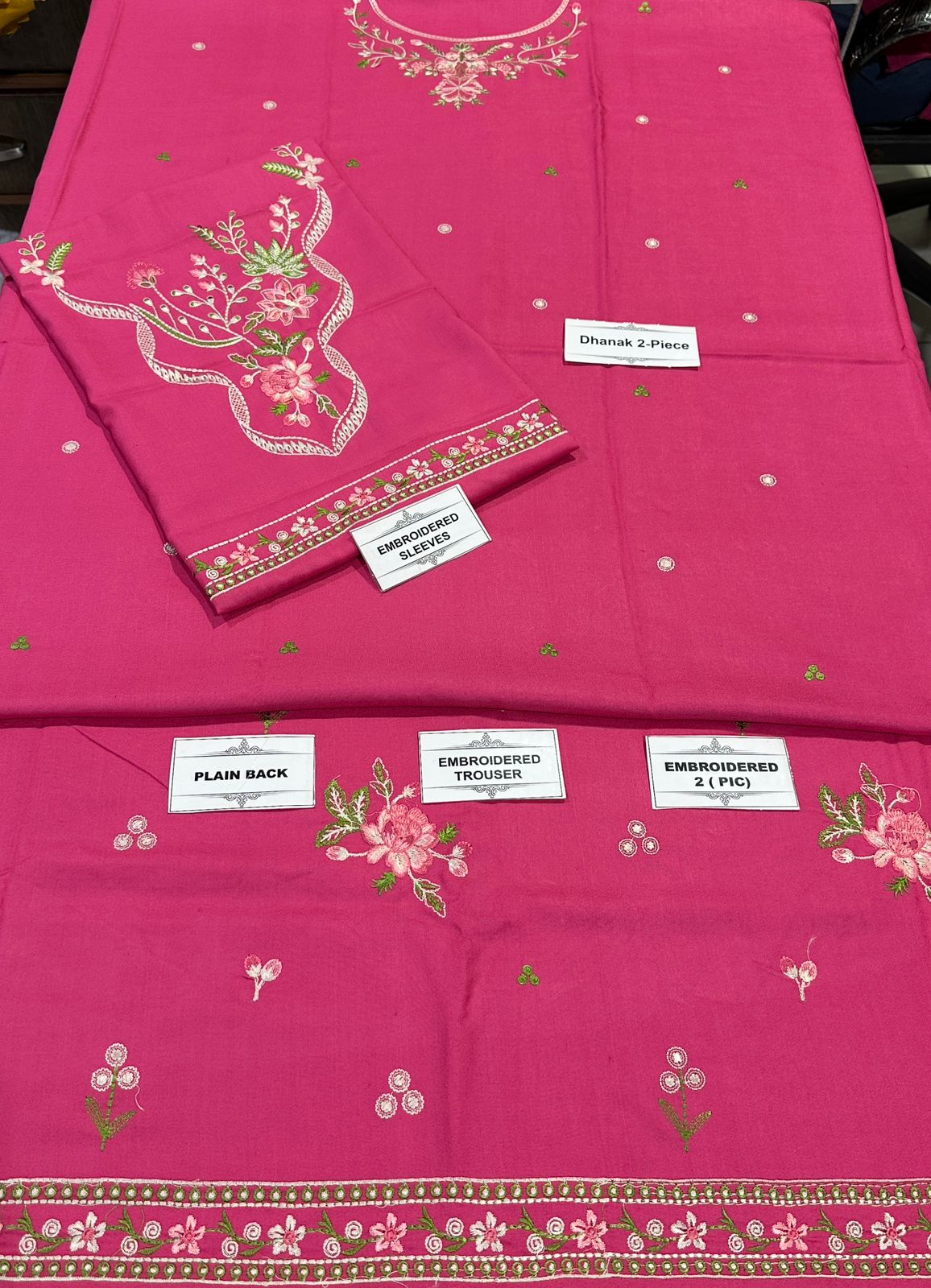 FJP20015 Winter 2 Piece Dhanak Fully Embroidered